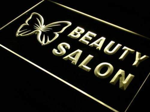 Butterfly Beauty Salon LED Light Sign - Way Up Gifts