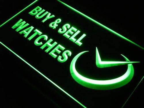 Buy and Sell Watches LED Light Sign - LED Gift Works