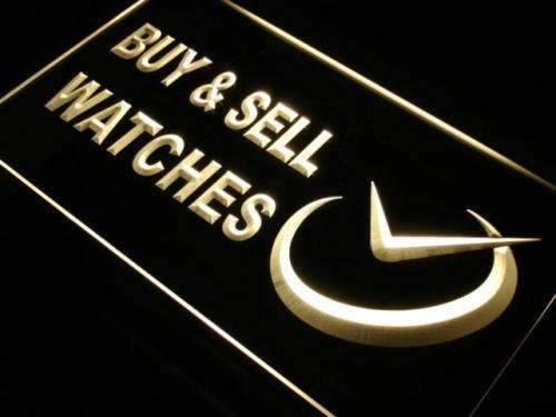 Buy and Sell Watches LED Light Sign - LED Gift Works