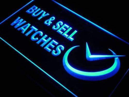 Buy and Sell Watches LED Light Sign - Way Up Gifts