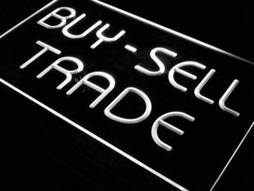 Buy Sell Trade LED Light Sign - Way Up Gifts
