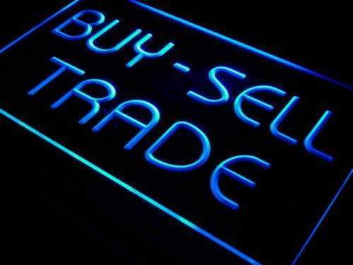 Buy Sell Trade LED Light Sign - Way Up Gifts
