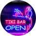 Parrot Tiki Bar Open LED Light Sign - Way Up Gifts