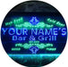 Personalized Hot Food Cold Beer Bar & Grill LED Light Sign - Way Up Gifts