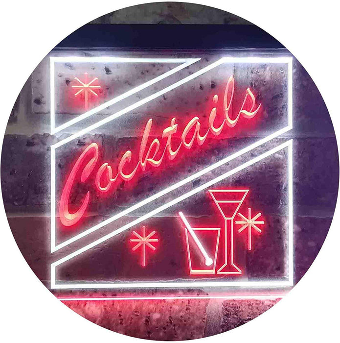 Cocktails LED Light Sign - Way Up Gifts