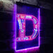 Family Name Letter D Monogram Initial LED Light Sign - Way Up Gifts