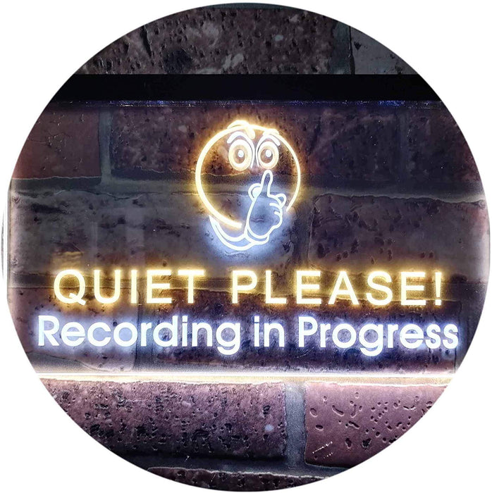 On Air Quiet Please Recording in Progress LED Light Sign - Way Up Gifts