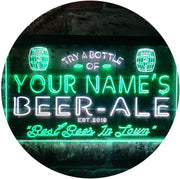 Personalized Home Brew Beer Ale Bar LED Light Sign - LED Gift Works
