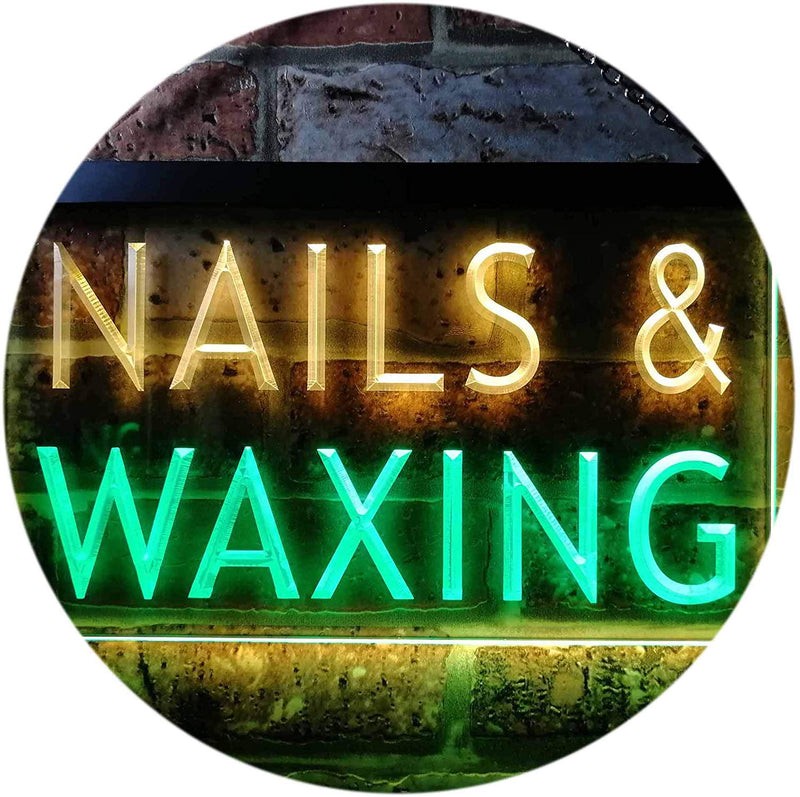 Beauty Salon Nails Waxing LED Light Sign - LED Gift Works