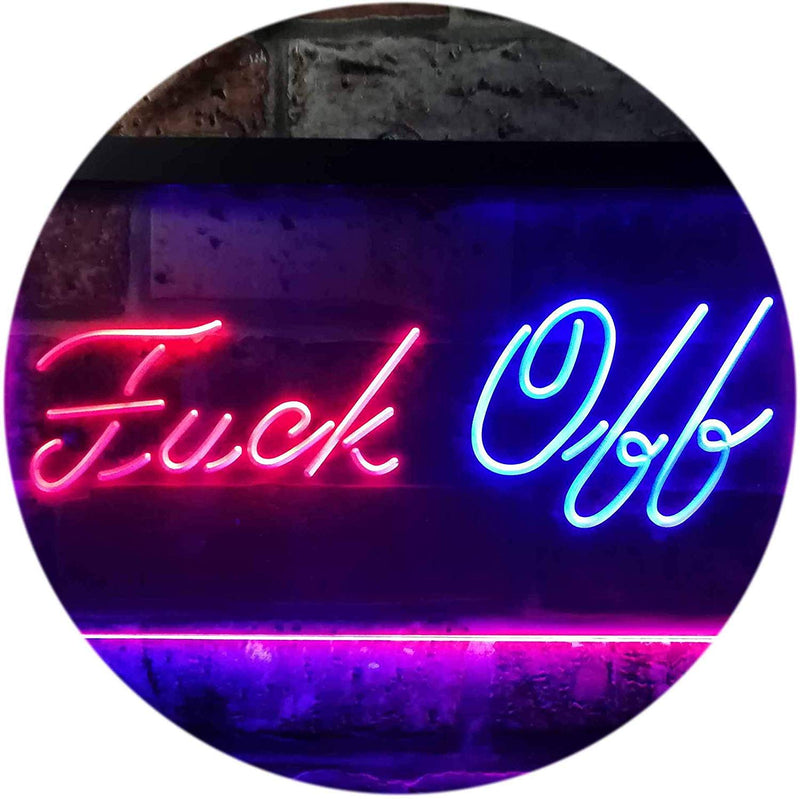 Fuck Off LED Light Sign - LED Gift Works