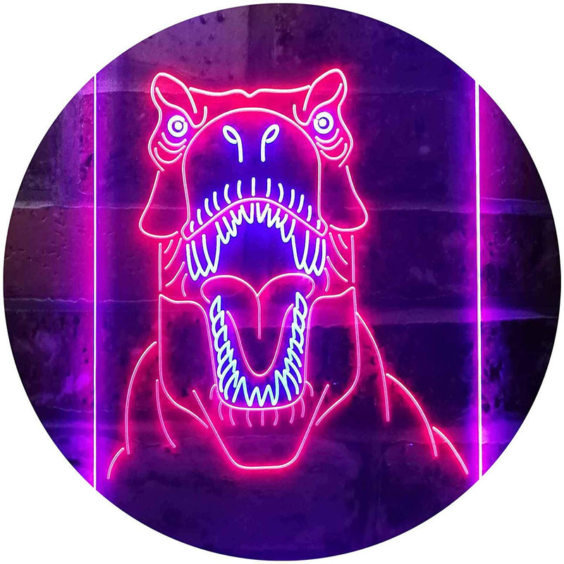 Dinosaur T-Rex LED Light Sign - LED Gift Works