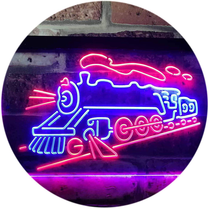 Kids Room Decor Train LED Light Sign - Way Up Gifts