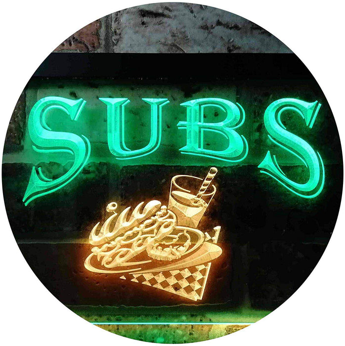 Sandwiches Hoagies Subs LED Light Sign - Way Up Gifts