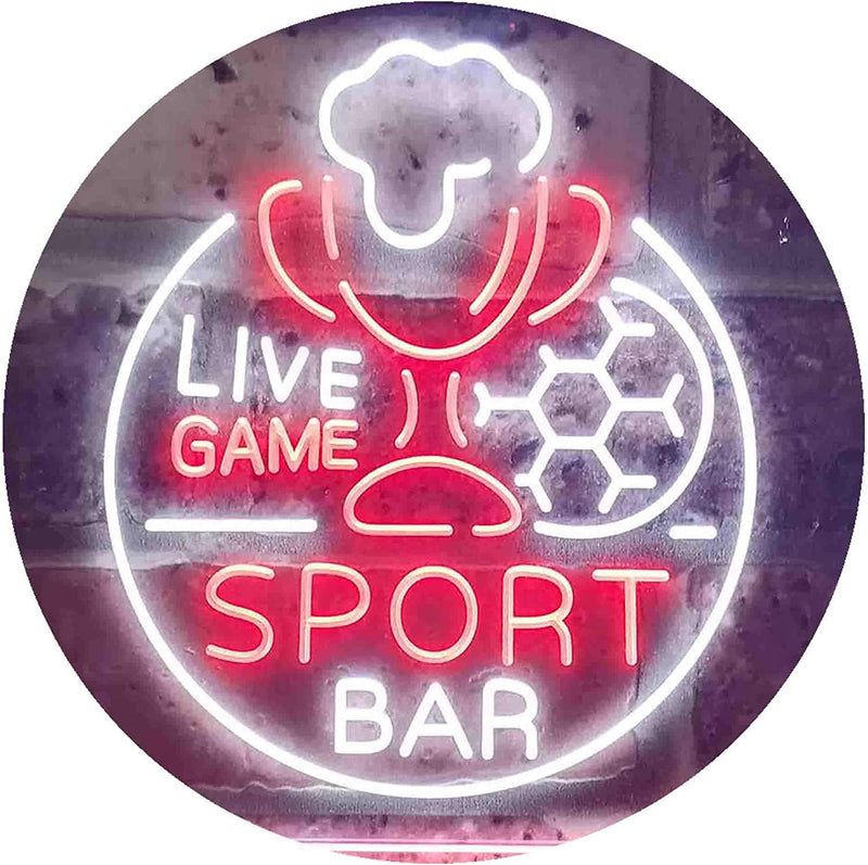 Live Game Sport Bar LED Light Sign - LED Gift Works