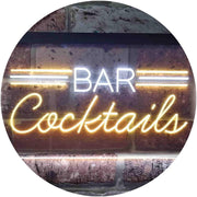 Bar Cocktails LED Light Sign - LED Gift Works