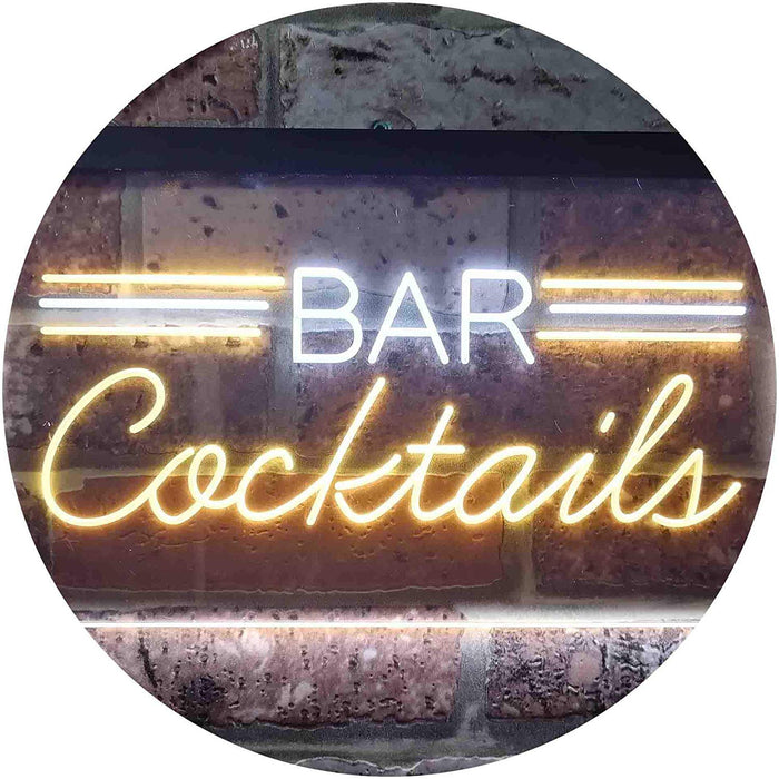 Bar Cocktails LED Light Sign - Way Up Gifts