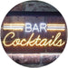 Bar Cocktails LED Light Sign - Way Up Gifts