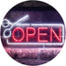 Scissors Open Barber Salon Hair Cuts LED Light Sign - Way Up Gifts