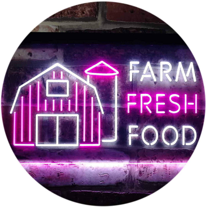 Farm Fresh Food LED Light Sign - Way Up Gifts