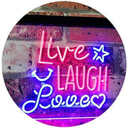 Live Laugh Love LED Light Sign - LED Gift Works