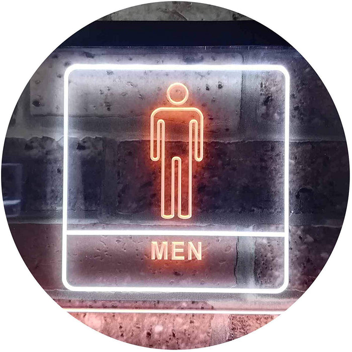 Men Bathroom Restroom LED Light Sign - Way Up Gifts