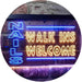 Salon Nails Walk in Welcome LED Light Sign - Way Up Gifts