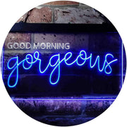 Girlfriend Gift Good Morning Gorgeous LED Light Sign - LED Gift Works