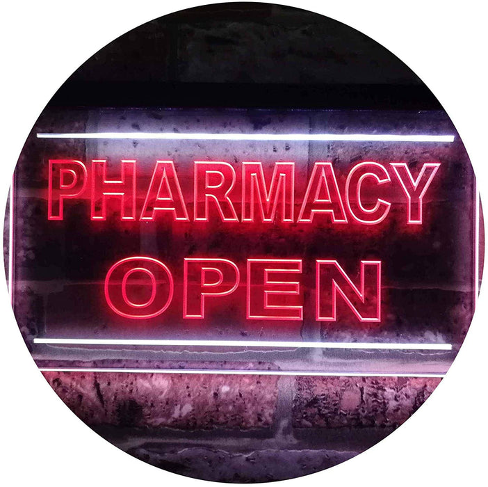 Pharmacy Open Shop LED Light Sign - Way Up Gifts