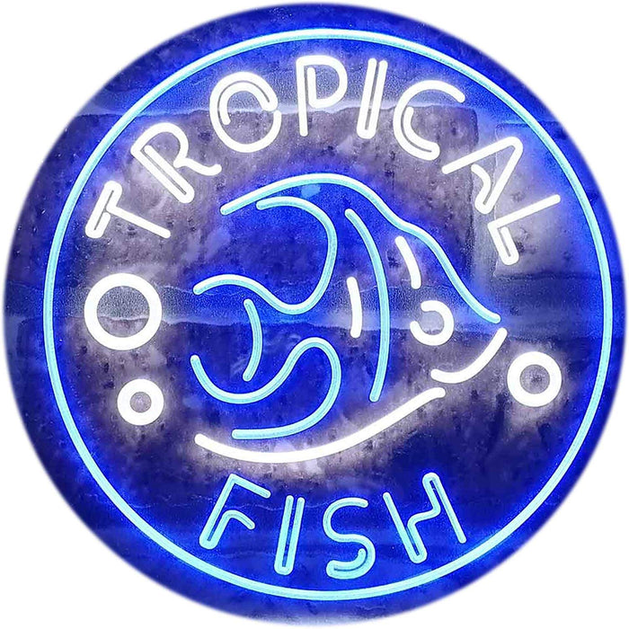 Pet Store Tropical Fish LED Light Sign - Way Up Gifts