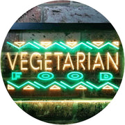 Vegetarian Food LED Light Sign - LED Gift Works