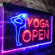 Open Yoga LED Light Sign - LED Gift Works