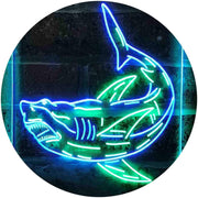 Shark Man Cave LED Light Sign - LED Gift Works