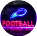 Man Cave Football LED Light Sign - Way Up Gifts