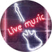 Guitar Live Music LED Light Sign - Way Up Gifts