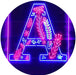 Family Name Letter A Monogram Initial LED Light Sign - Way Up Gifts