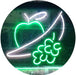 Apple Grapes Banana Grocery Fruit LED Light Sign - Way Up Gifts