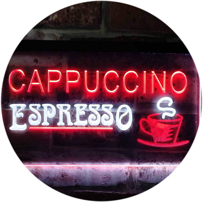 Coffee Cappuccino Espresso LED Light Sign - Way Up Gifts