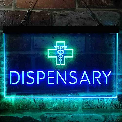 Medical Marijuana Dispensary LED Light Sign - Way Up Gifts