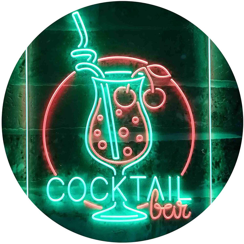 Cocktail Bar LED Light Sign - LED Gift Works