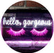 Eyelash Hello Gorgeous LED Light Sign - Way Up Gifts