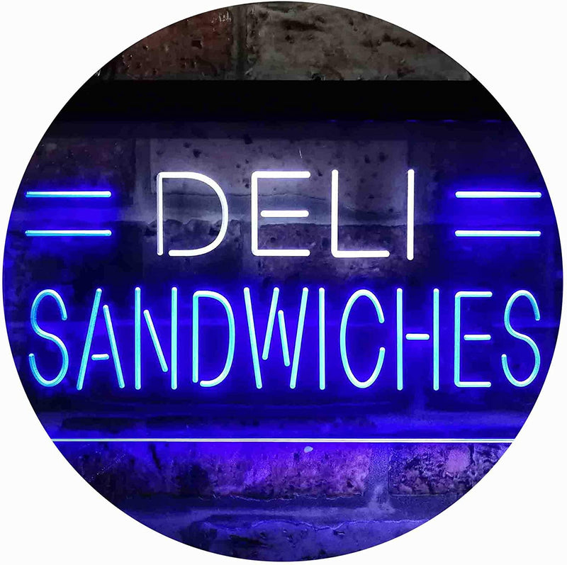 Deli Sandwiches LED Light Sign - LED Gift Works