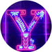 Family Name Letter Y Monogram Initial LED Light Sign - Way Up Gifts