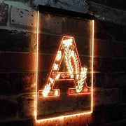 Family Name Letter A Monogram Initial LED Light Sign - LED Gift Works
