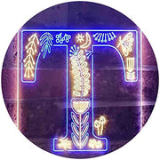 Family Name Letter T Monogram Initial LED Light Sign - LED Gift Works