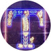 Family Name Letter T Monogram Initial LED Light Sign - Way Up Gifts