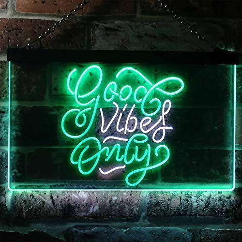 Good Vibes Only LED Light Sign - Way Up Gifts