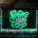 Good Vibes Only LED Light Sign - Way Up Gifts