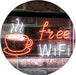Cafe Coffee Free WiFi LED Light Sign - Way Up Gifts