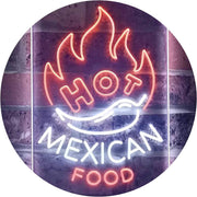 Hot Mexican Food LED Light Sign - LED Gift Works
