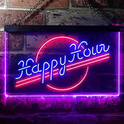 Happy Hour LED Light Sign - LED Gift Works